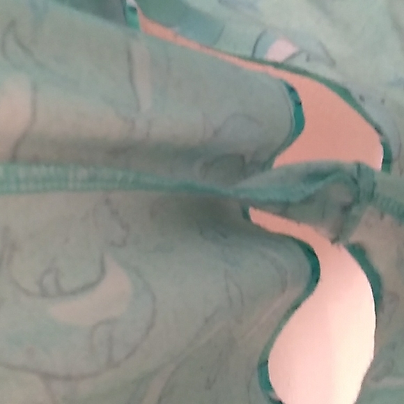 Justice 🐬  Girls P.J. Blue Dolphin Shorts (12) - Picture 8 of 9